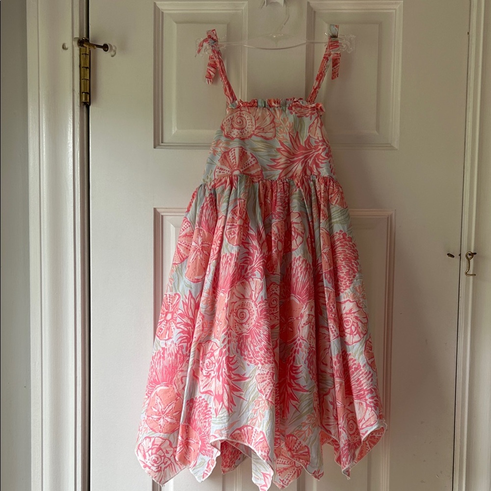 Floral Pink Kids Dress